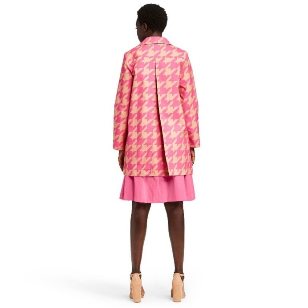 💥Host Pick💥Isaac Mizrahi houndstooth coat  M🦄💋 - Picture 7 of 7